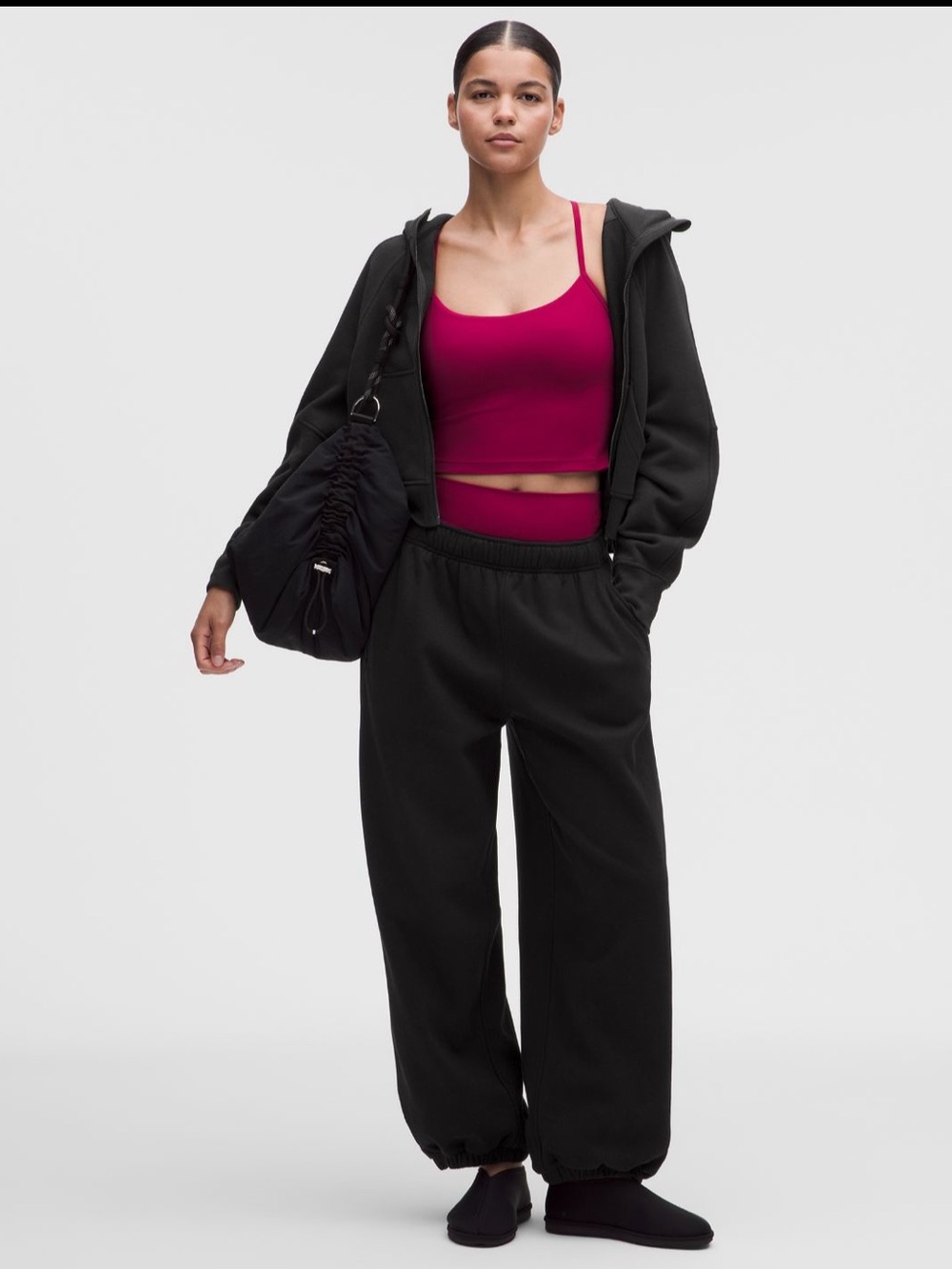 lululemon Scuba Mid Rise Oversized Jogger Regular In Black